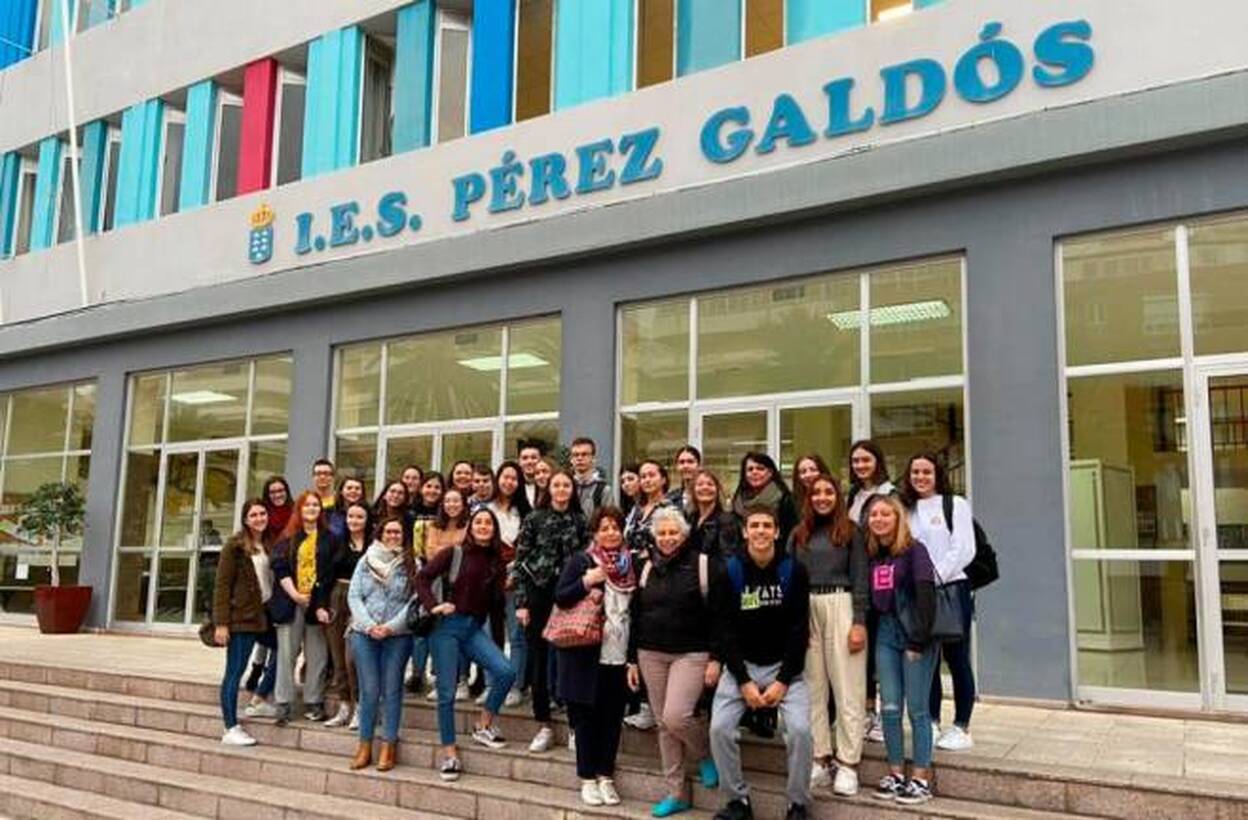 Intercambio europeo en el instituto Pérez Galdós Canarias7