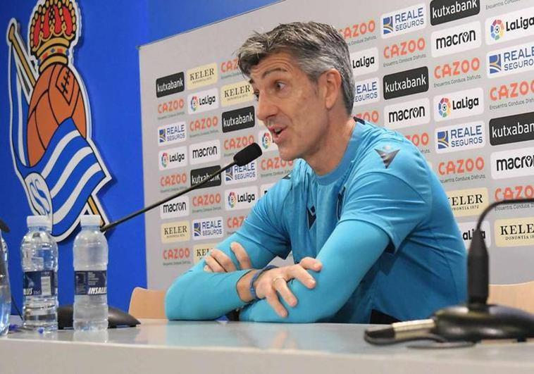 Imanol Alguacil: «Lo hicimos con el United, ¿por qué no con la Roma?»