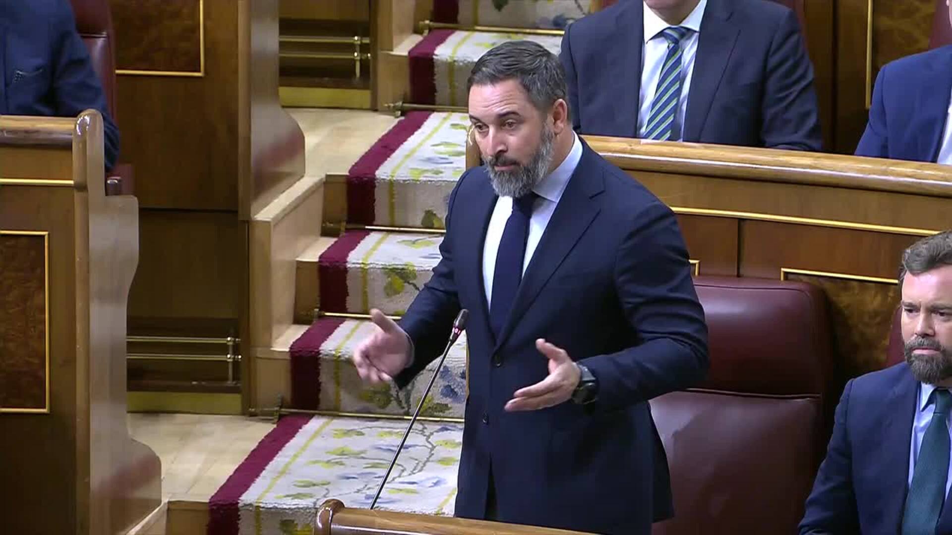 Abascal Insiste En Llamar En El Congreso Filoetarras A Los Socios Del