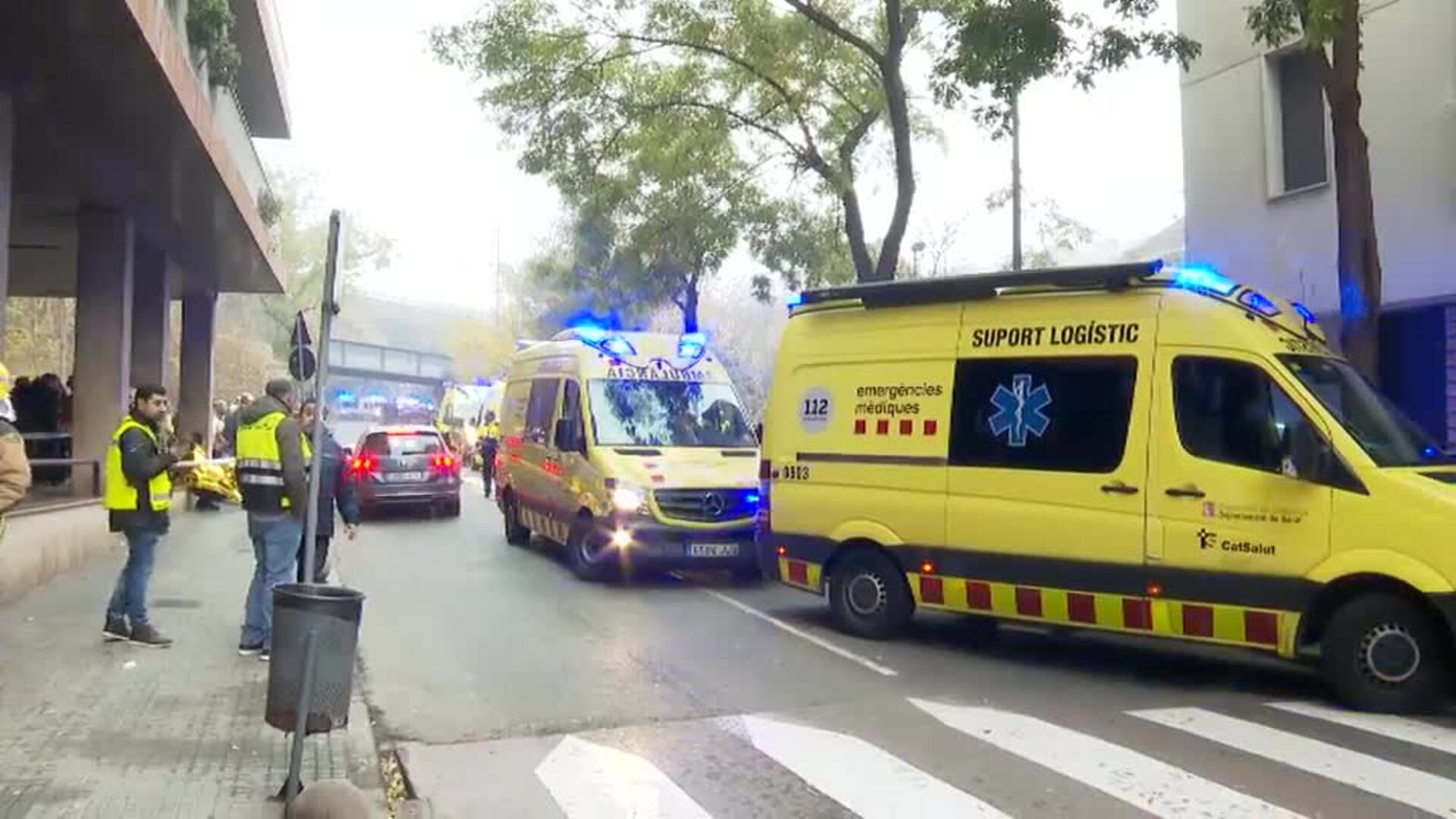 155 pasajeros heridos por el choque de dos trenes en la estación de