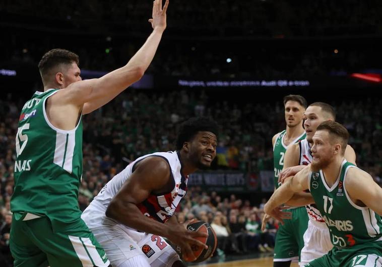El Baskonia pierde pie en el alambre