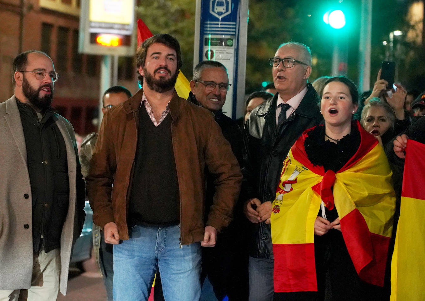 Vox Vuelve A Manifestarse En Valladolid A La Puerta De La Sede Del Psoe