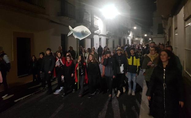 La sardina puso el broche de oro al Carnaval arroyano