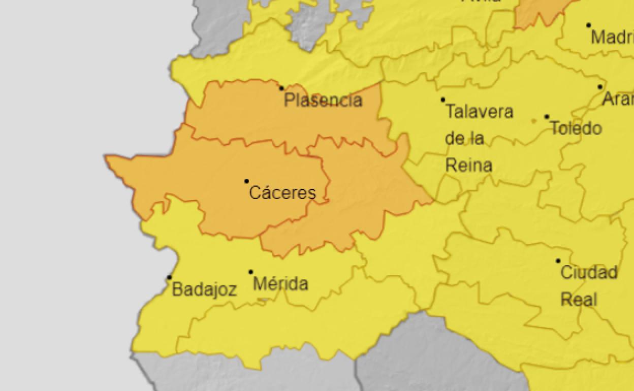 Alerta Amarilla Y Naranja En Extremadura Por Fuertes Vientos Y Lluvias