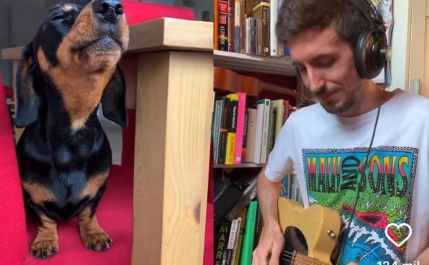 Un músico extremeño se hace viral interpretando a la guitarra una