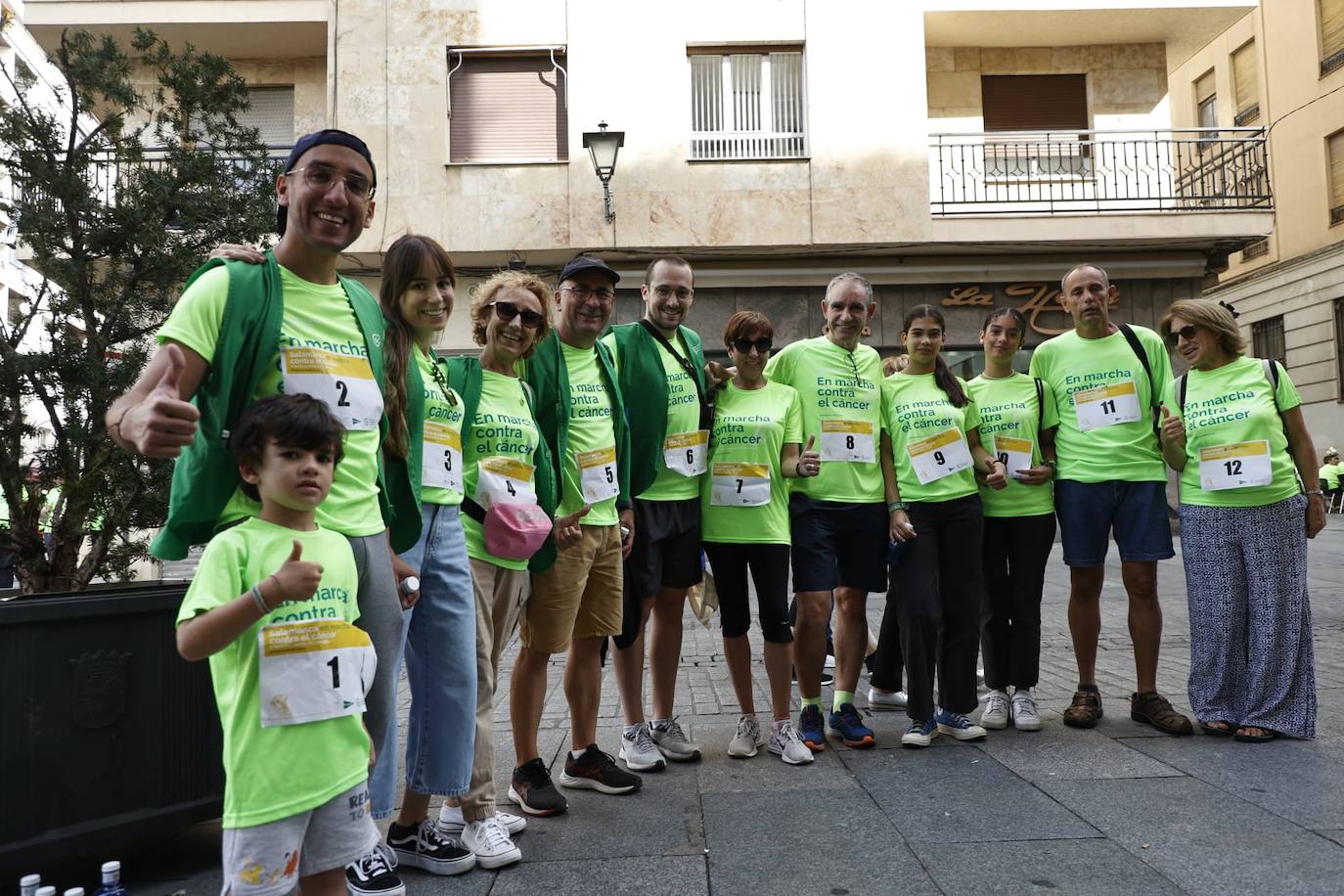 Las mejores imágenes de la Marcha contra el Cáncer de Salamanca La