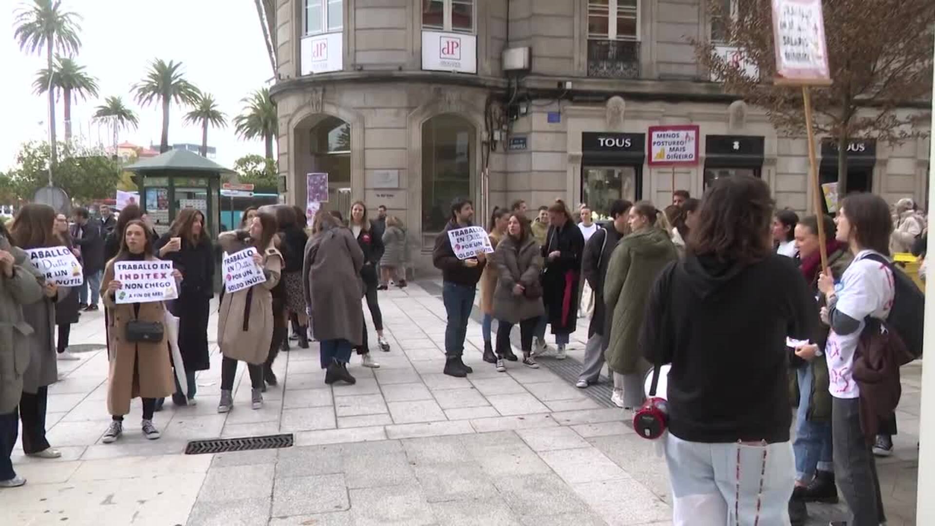 La huelga en Inditex comienza este jueves en A Coruña y el viernes se