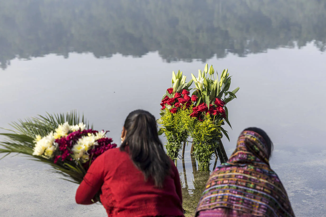 Ind Genas De Guatemala Agradecen Por La Lluvia El Tradicional Ritual