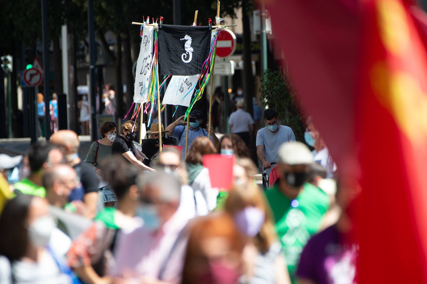 Fotos Manifestación de las plataformas en defensa de los servicios