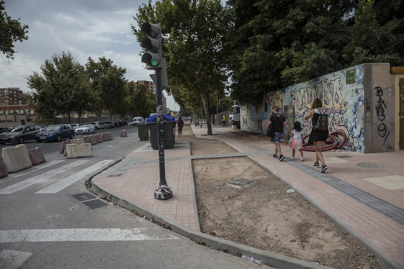 Fotos Obras Del Tramo De Carril Bici De Esparta Y Ronda De La Uni N