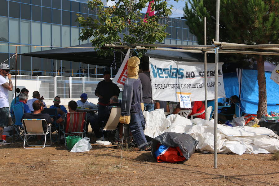 Fotos Protesta De La Plantilla De Vestas Leonoticias