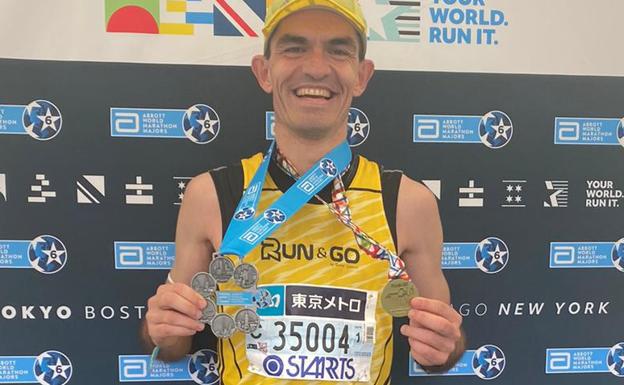 El atleta del Run&Go de Salamanca que ha completado todas las 'Major' del mundo