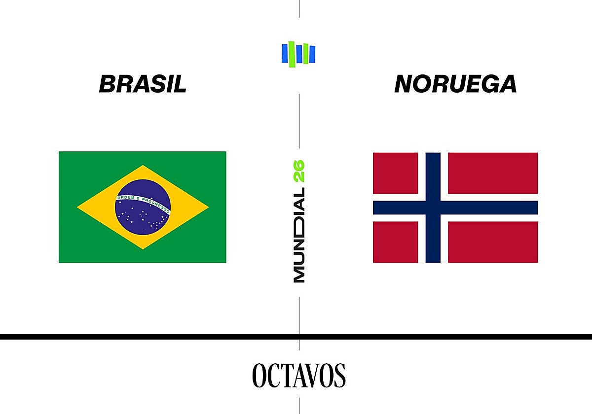 Brasil - Noruega, en directo: sigue el resultado, ganador y goles del partido del Mundial 2026 hoy, en vivo