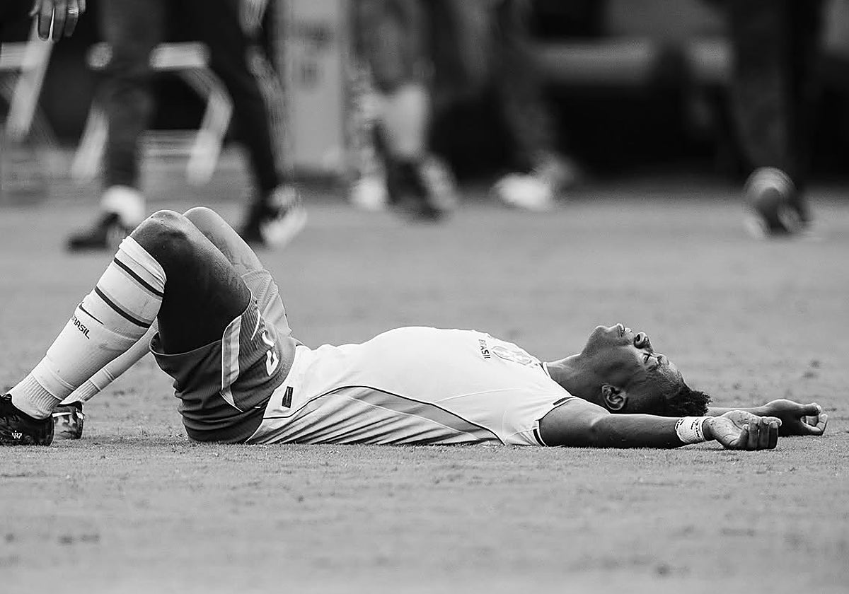 Vinicius, tras la eliminación de Brasil en el Mundial.