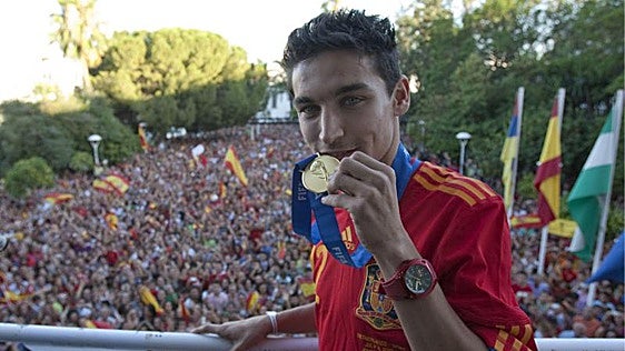 Jesús Navas: «Veo casi todos los días mi jugada en el gol de Iniesta»