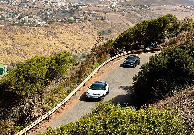 Las carreteras de Gran Canaria acogieron las pruebas dinámicas de la gama electrificada de Nissan
