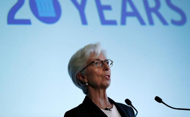 La directora gerente del FMI, Christine Lagarde.
