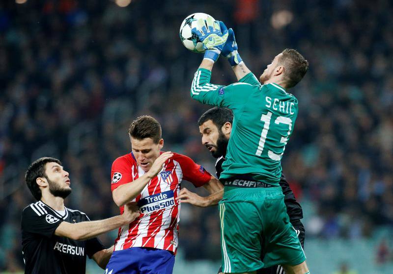 El conjunto que entrena Simeone empata en Bakú y sigue sin levantar cabeza en la Champions.