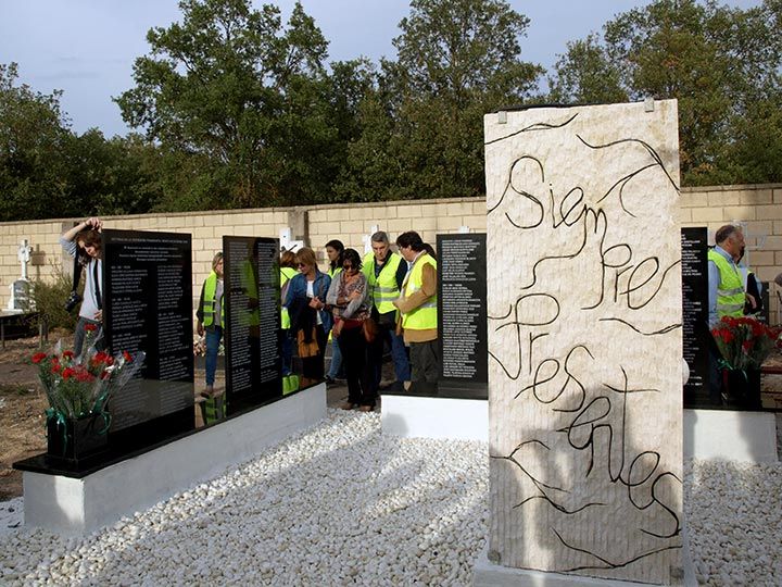 Inhumación de represaliados del &#039;36 en Estépar