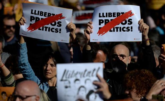 Protestas en Barcelona.