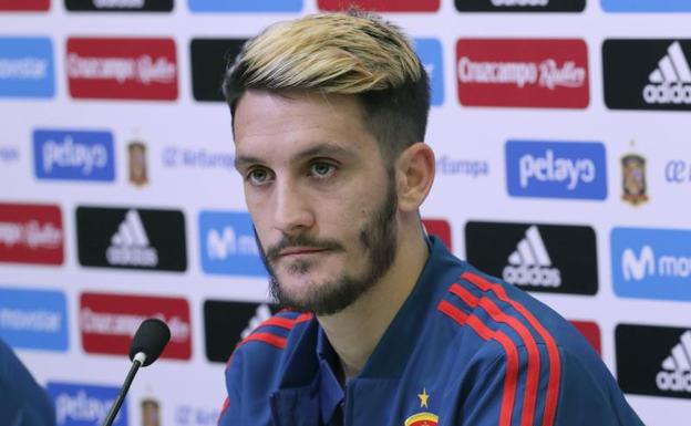 Luis Alberto, en la Ciudad del Fútbol de Las Rozas. 