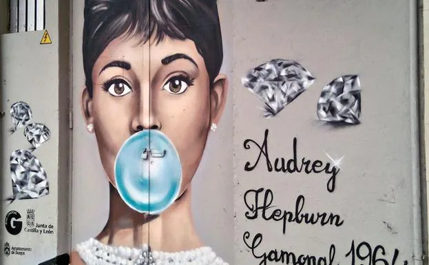El mural de Audrey Hepburn es el más reconocido del proyecto