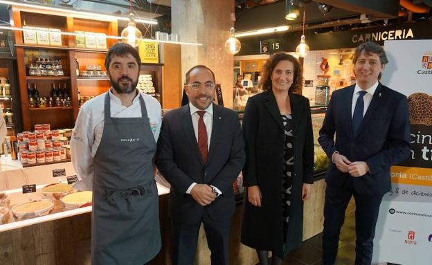 Un momento de la presentación de 'Cocinando con trufa'