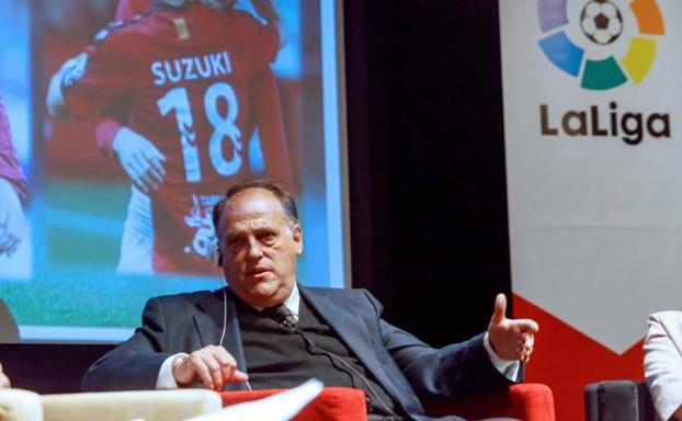 Javier Tebas, presidente de LaLiga. 