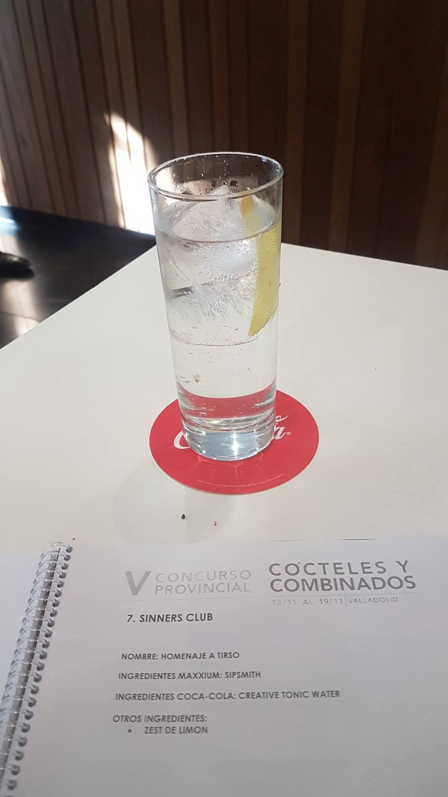 El concurso se enmarca dentro del Feria Internacional Cocktail Bar (FIBAR) que se celebra en Valladolid