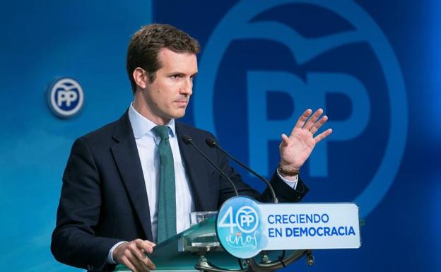 Pablo Casado, vicesecretario de Comunicación del PP.