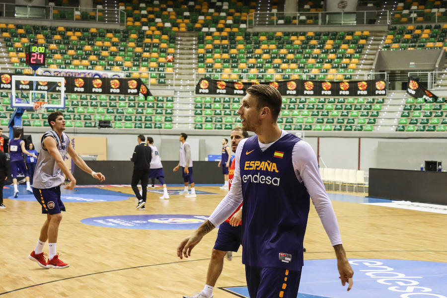 Entrenamiento de la Selección Española en Burgos