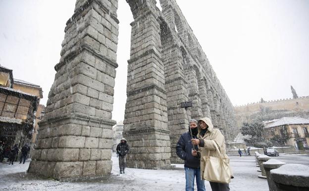 Nieve en Segovia