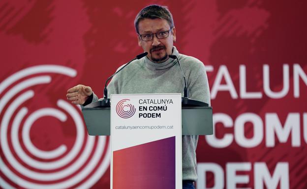 El candidato de los 'comuns' a presidir la Generalitat, Xavier Domènech.