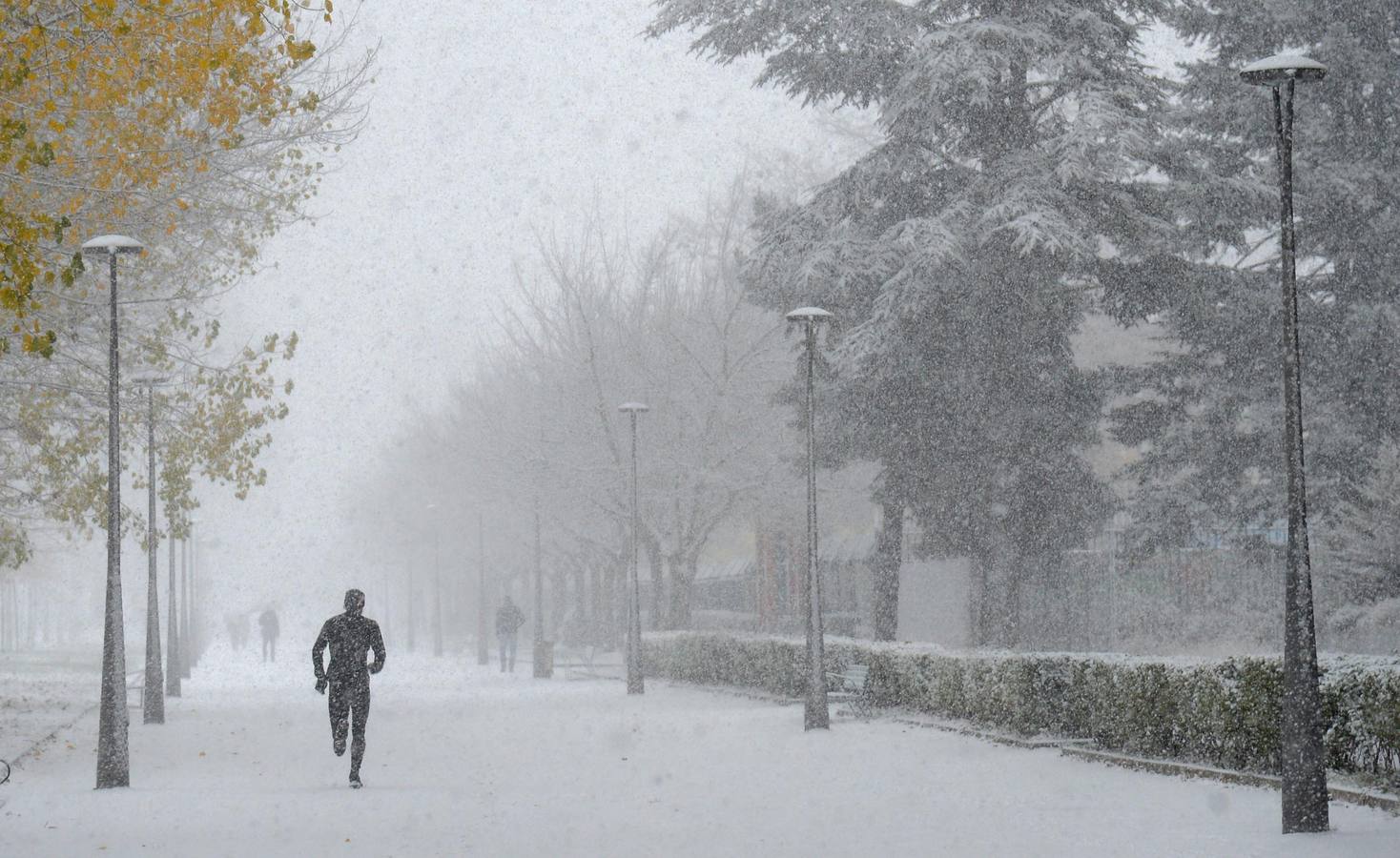 Las estampas que ha dejado la nieve en la comunidad