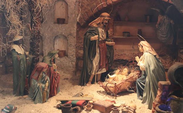 Nacimiento de Jesús en el Belén de Transmisiones