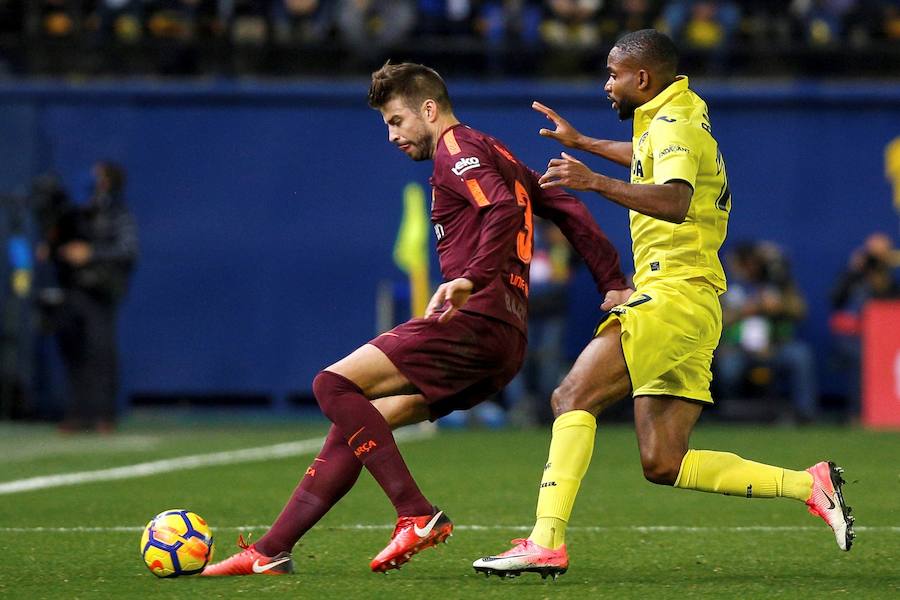 El conjunto de Valverde se impuso al de Calleja por 0-2 con goles de Luis Suárez y Messi. Los tantos llegaron cuando el Villarreal estaba con diez por expulsión de Raba. 