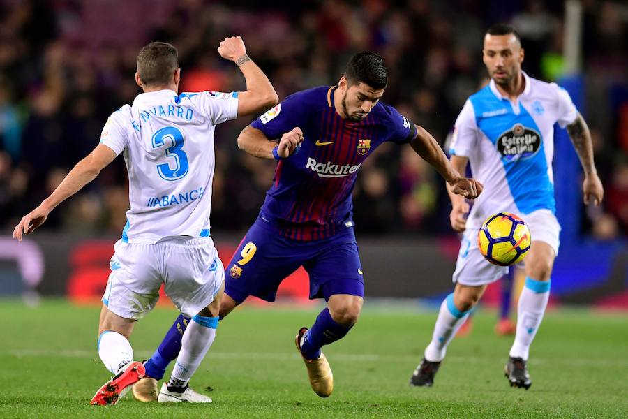 El conjunto azulgrana se deshizo con facilidad del cuadro gallego con la mirada puesta en el clásico de la próxima jornada.