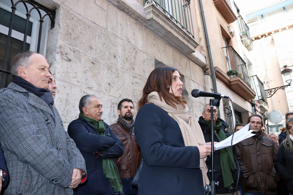 Inauguración de la placa del centenario de la casa del pueblo