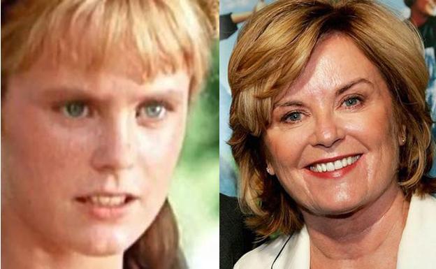 Heather Menzies en la película 'Sonrisas y lágrimas' y una imagen reciente. 