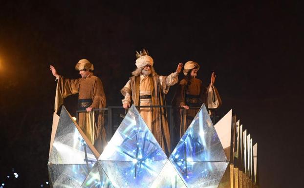 Cabalgata de los Reyes Magos en Madrid.