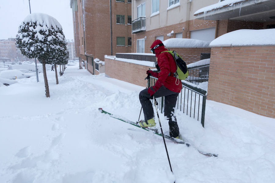 Nieve en Ávila