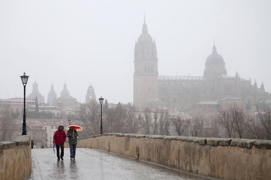 Nieve en Salamanca