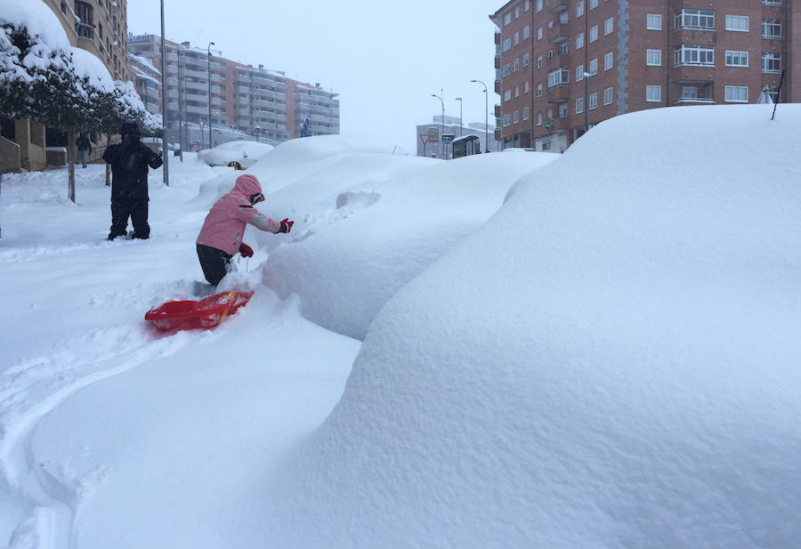 Nieve en Ávila