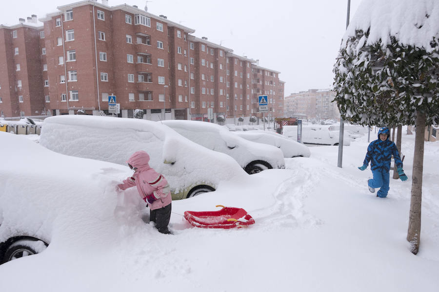 Nieve en Ávila