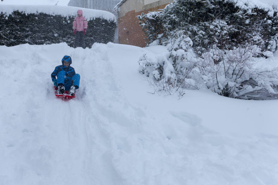 Nieve en Ávila