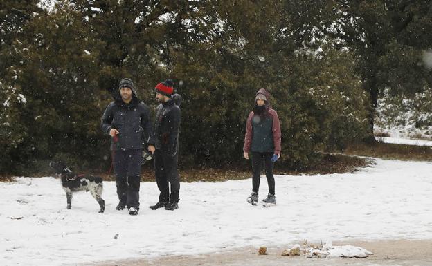 Imagen. Nieve en Palencia. 