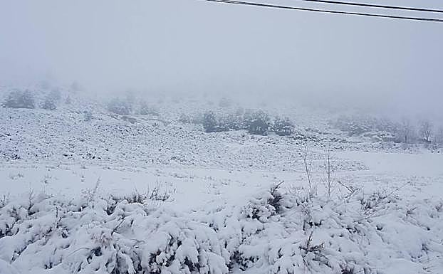 Imagen. Nieve en Portillo. 