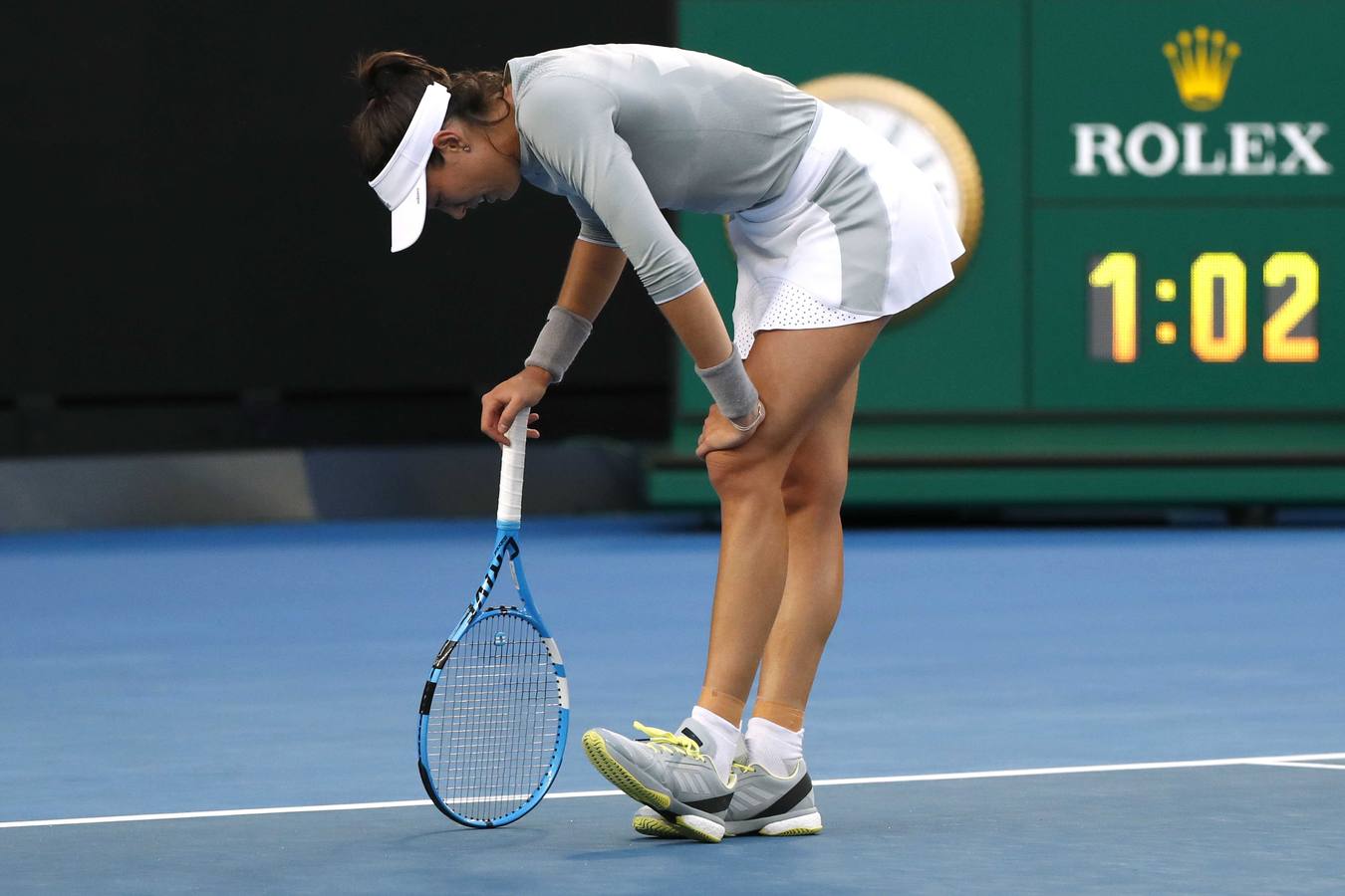 La hispano-venezolana ha debitado en el Abierto de Australia con unc lara victoria sobre Jessika Ponchet por 6-4 y 6-3.