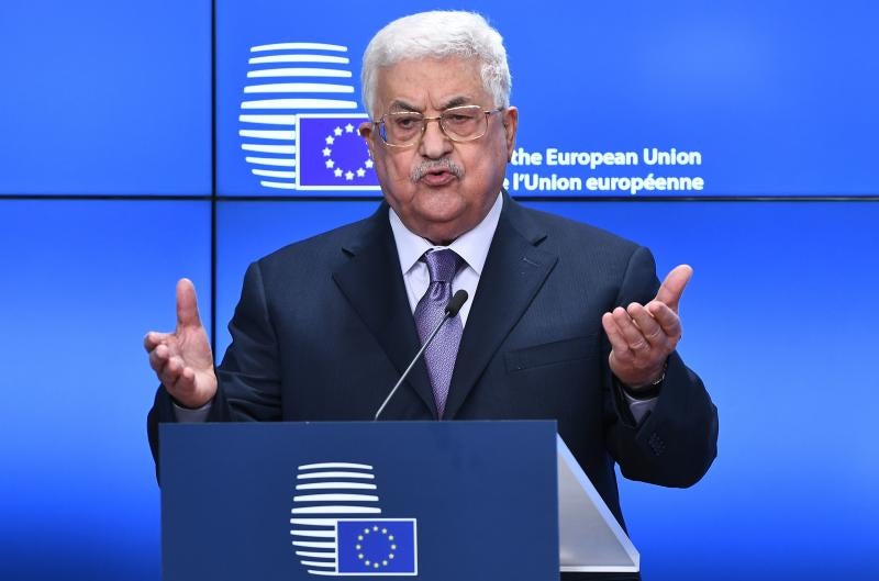 El presidente de la Autoridad Palestina, Mahmud Abbas.