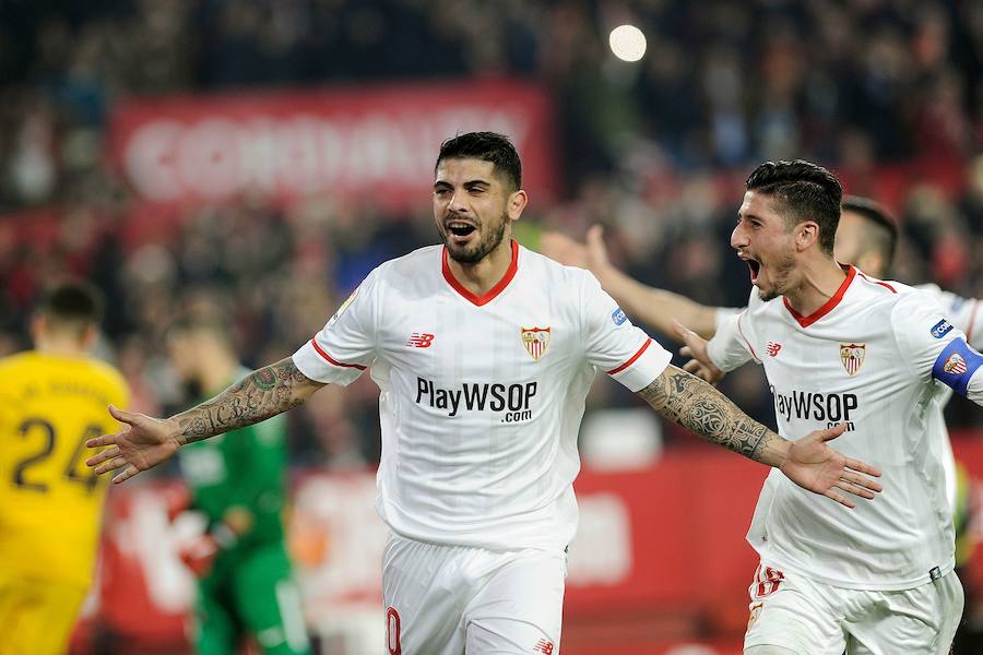 El conjunto rojiblanco cayó también en el Sánchez Pizjuán ante el cuadro hispalense, que le endosó un 3-1.